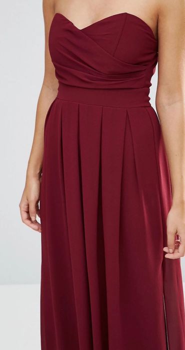Rochie dama ASOS eveniment/ marime XS-S/culoare burgundy