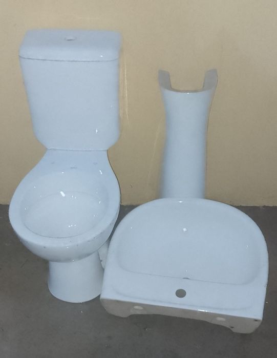 Vas wc rezervor + chiuvetă si piedestal