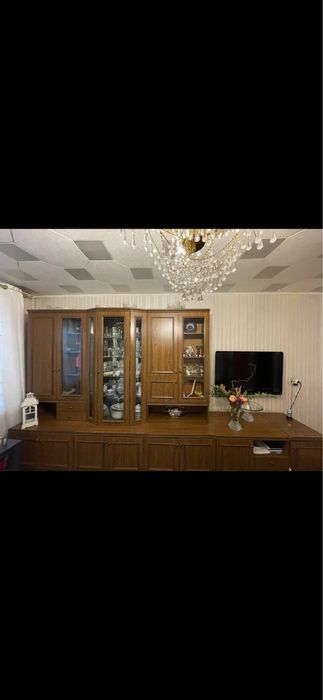 Гарнитур в зал коричневого цвета