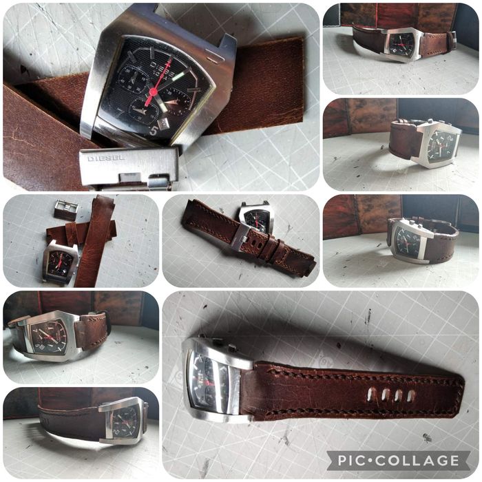 Изработка на кожена каишка : Invicta; Police; Diesel;Seiko;Citizen