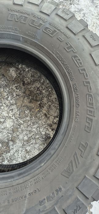 4 anvelope M+S Mud Terrain T/A BFGoodrich 235/85/16.Pret/bucata