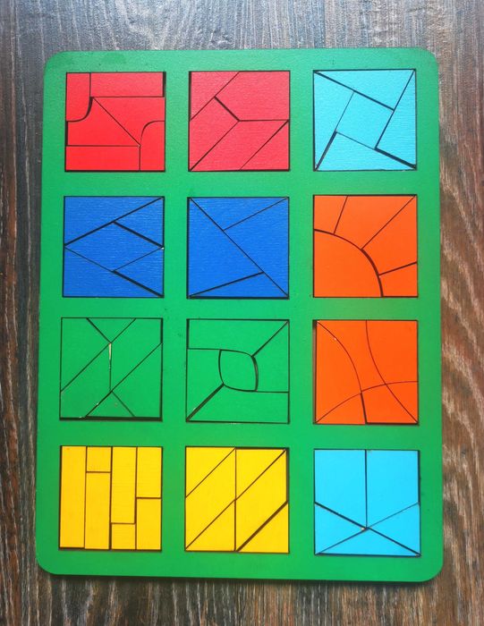 Квадраты Никитина 3 шт.