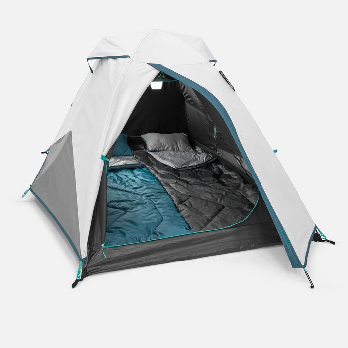 Cort de camping 2 locuri, Mh100 Fresh & - produs resigilat Decathlon