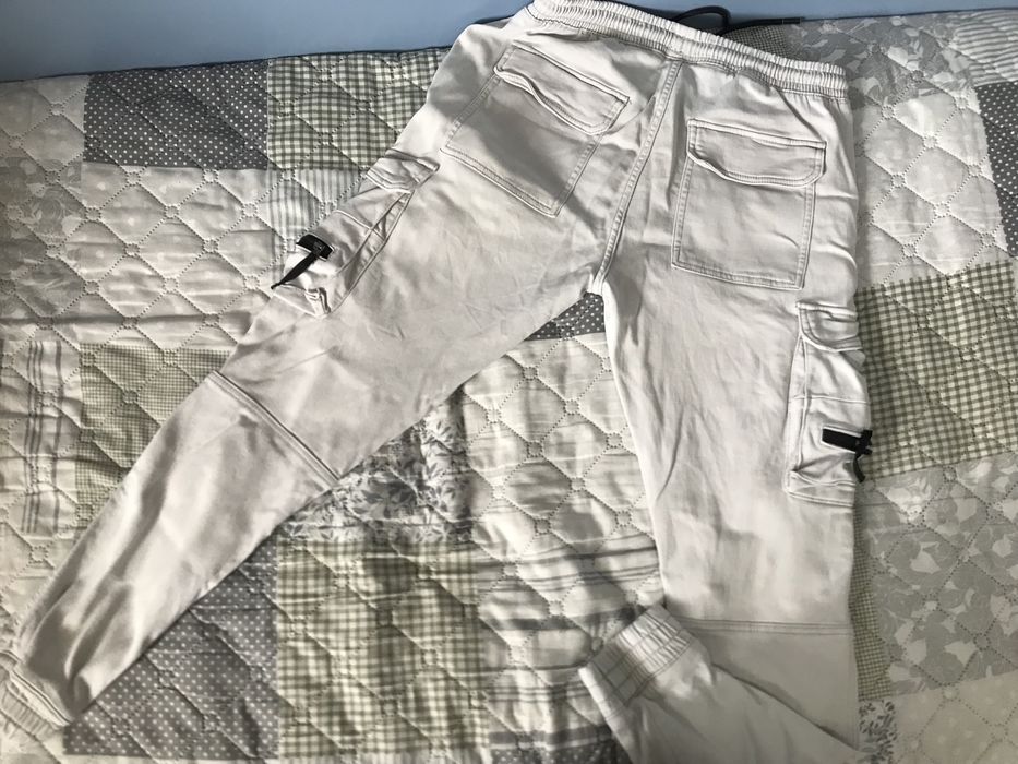 Карго бял панталон момче