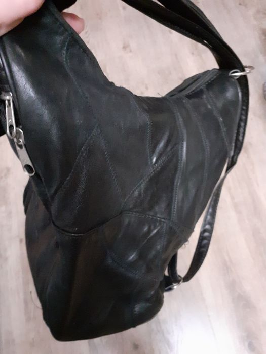 Сумка рюкзак кожа