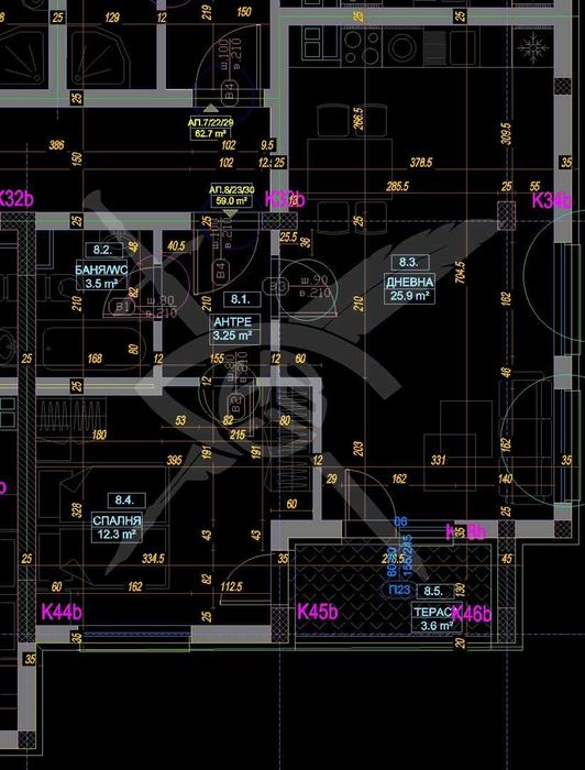 Продава се Двустаен апартамент в София, Малинова долина - 70 кв.м за 1458 €/кв.м - Снимка #7