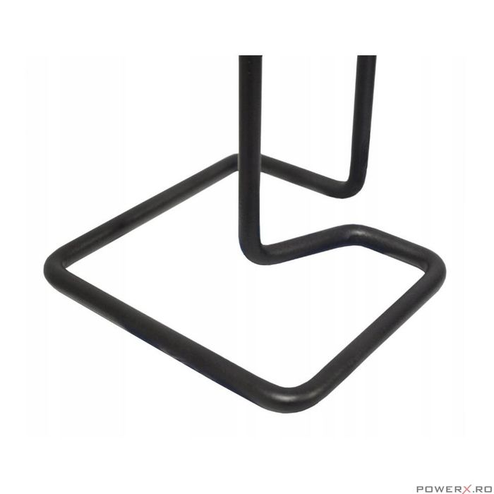 Suport pentru hartie igienica, metal si lemn, negru, model black wood,