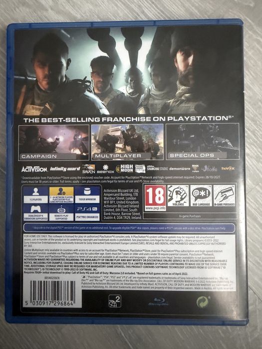 Call of Duty Modern Warfare 1 si 2 / PS4