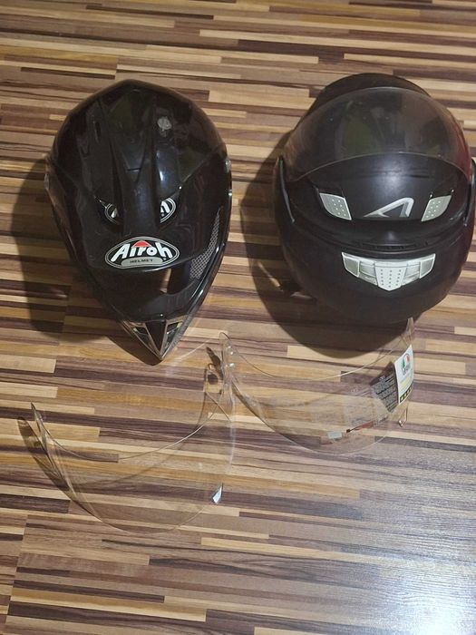 Reusch кожен екип + 2 каски Astone & Airoh – за истински моторист!