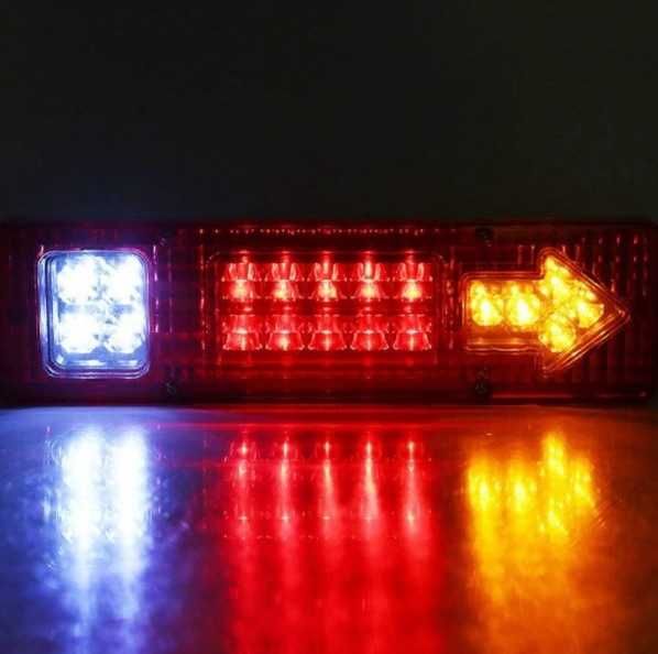 LED стопове със стрелки, стоп светлина с мигач за камион влекач тир