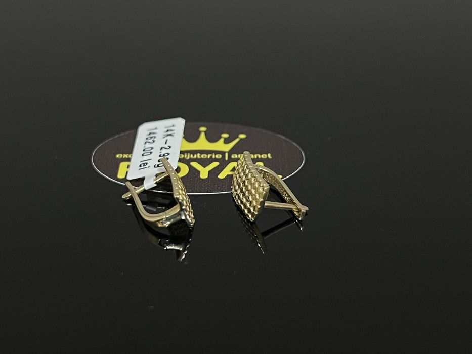 Bijuteria Royal CB : Cercei dama aur nou 14k 2,93gr