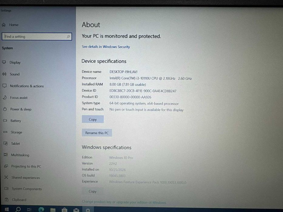 Промо цена + ГАРАНЦИЯ Лаптоп Lenovo E14/Intel Core i3/8GB RAM/256GB SSD
