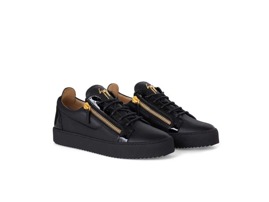 Giuseppe Zanotti Frankie Trainers Black/Gold