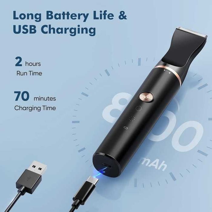 Машинка за подстригване на кучета, котки, лапи, очи, уши, лице, тяло