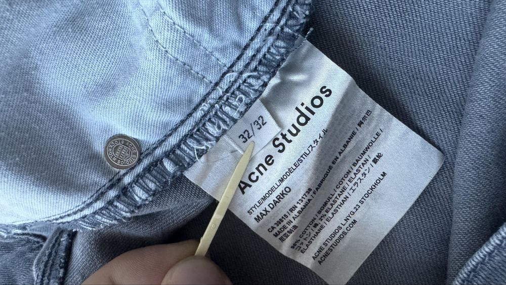 jeans acne studios max darko