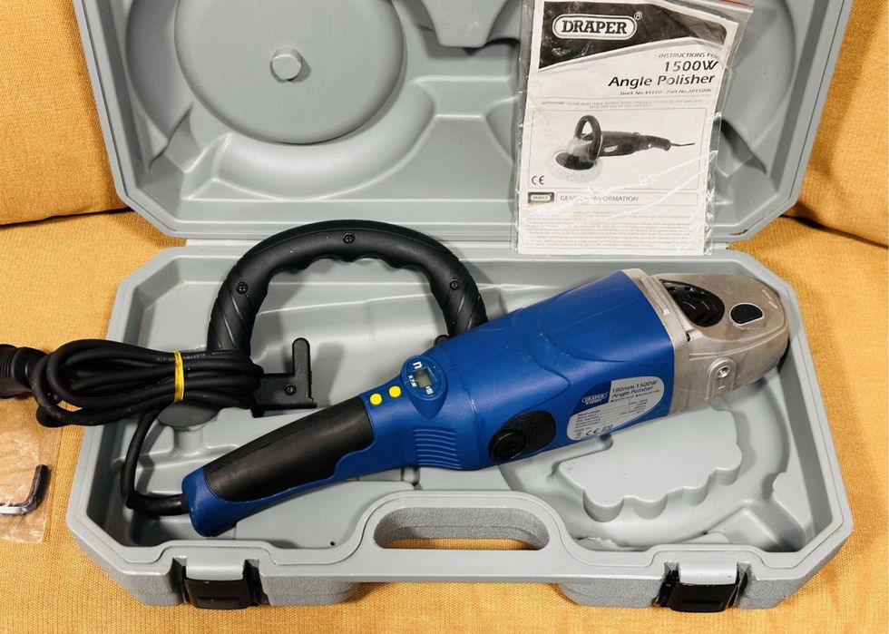 Mașină/flex de polișat auto/granit/marmură DRAPER 1500W,22 viteze,230V