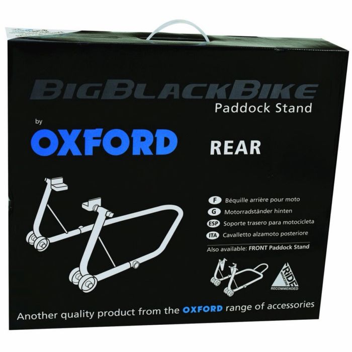 Oxford Big Black Rear Paddock Stand 2.0 Moto