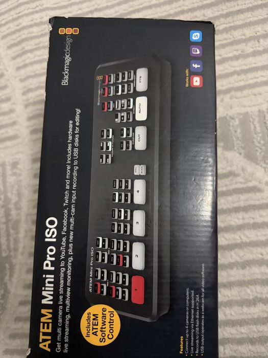 Видеомикшер Blackmagic Design ATEM Mini Pro ISO