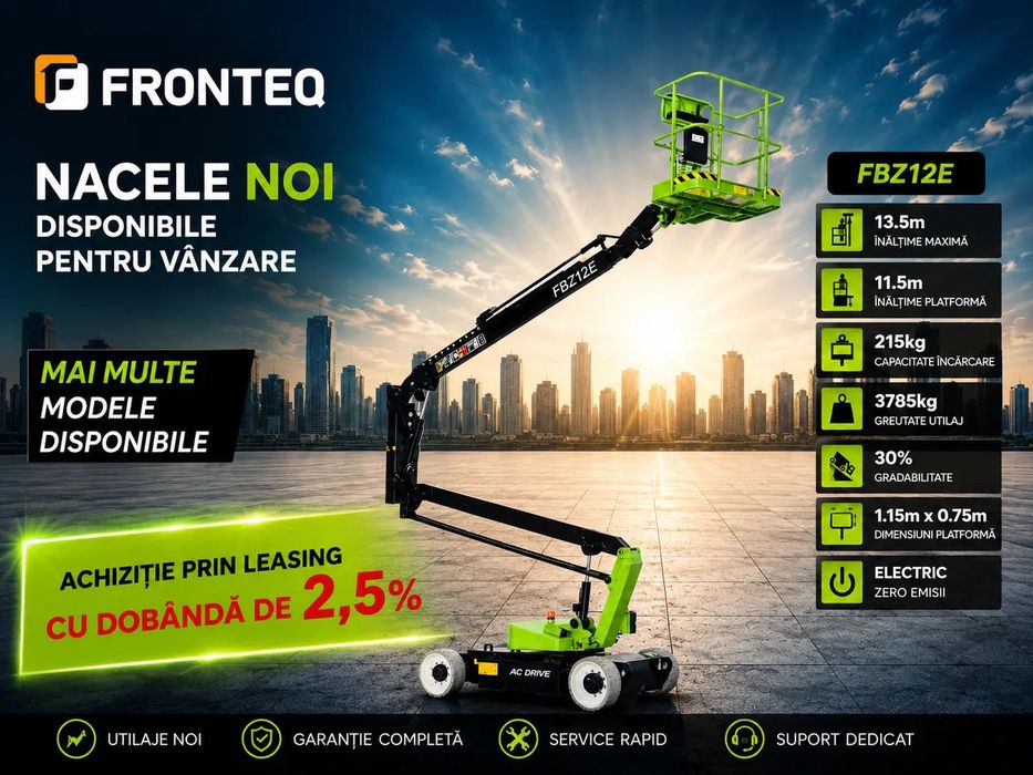 Fronteq FBZ12E Nacela cu brat electrica FRONTEQ FBZ12E (13,5m)