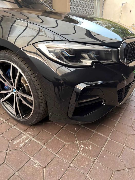 Extensii Prelungiri Bara Fata M BMW G20 G21, Lip Splitere Negru Lucios