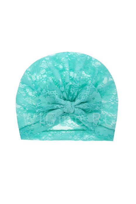 Бебешки тюрбан, дантелен