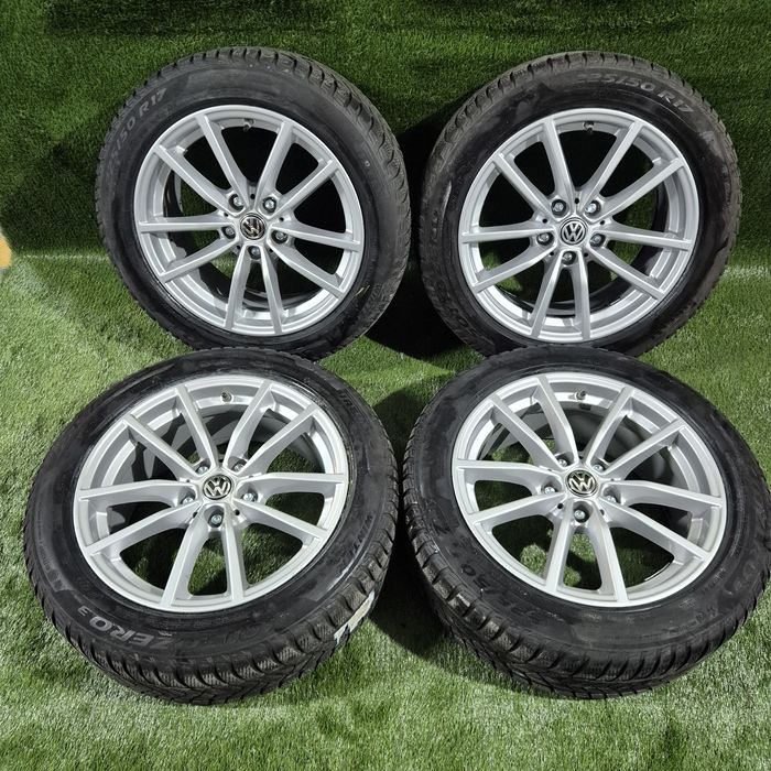Jante Volkswagen R 17 5x112 225 50 17 Pirelli m+s, Golf, Passat,Sharan
