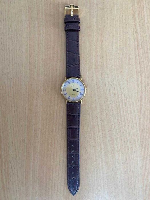 Ceas Omega De Ville mecanic plat aurit