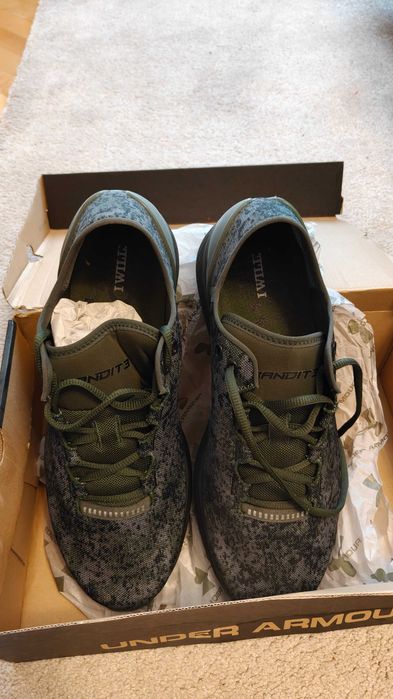 Under Armour Charged Bandit 3 Digi, мъжки маратонки милитари стил, 46, оригинал от Англия