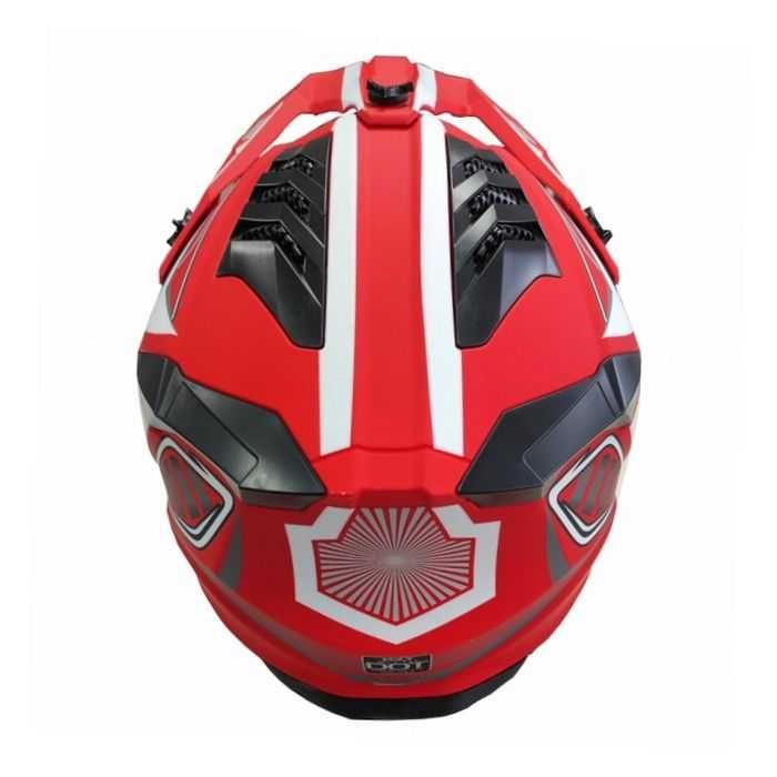 Каска Мотор Крос/АТВ/Бъги/Вело два Цвята