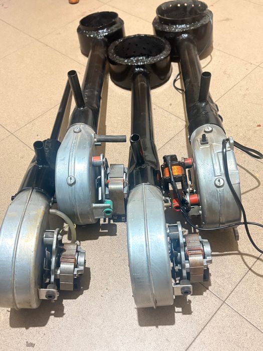 Arzător pe ulei ars