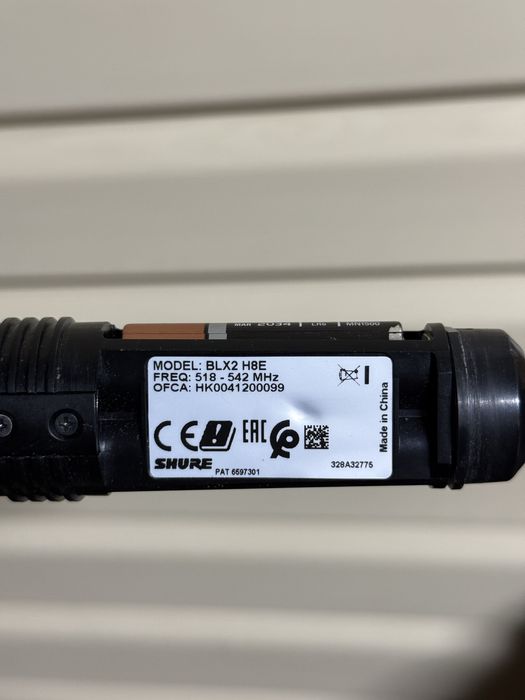 Shure blx4r sm58  без ремонта