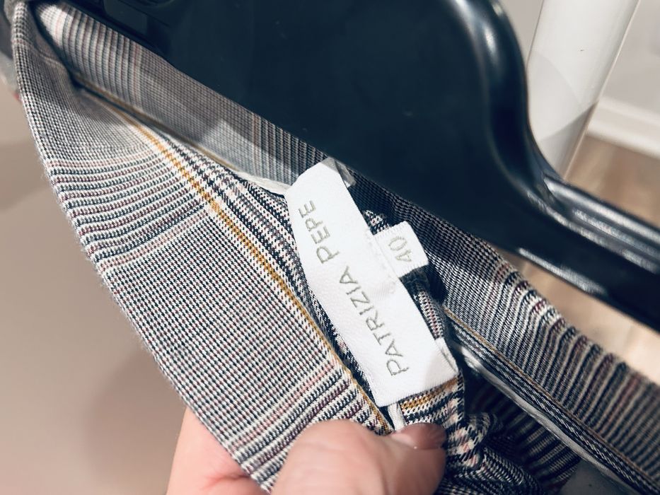 Patrizia Pepe панталон каре с кант