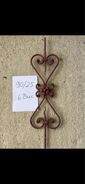 Fier forjat ornamente balustrada