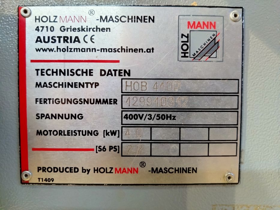 Rindea electrica Holzmann HOB 410P410P
