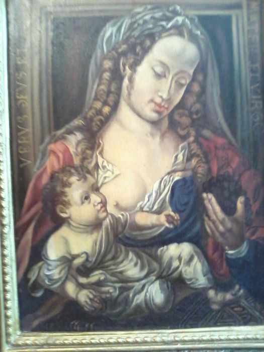 Картина "Мадонна с младенцем"
