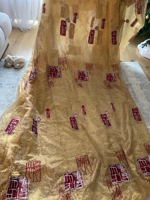 Тюль 2 штуки с петлями