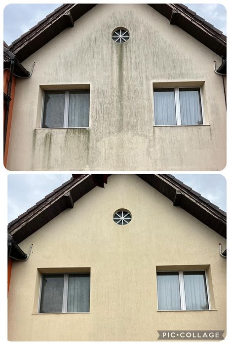 Spalare/curatare acoperiș-panouri-pavaj-beton-fatade