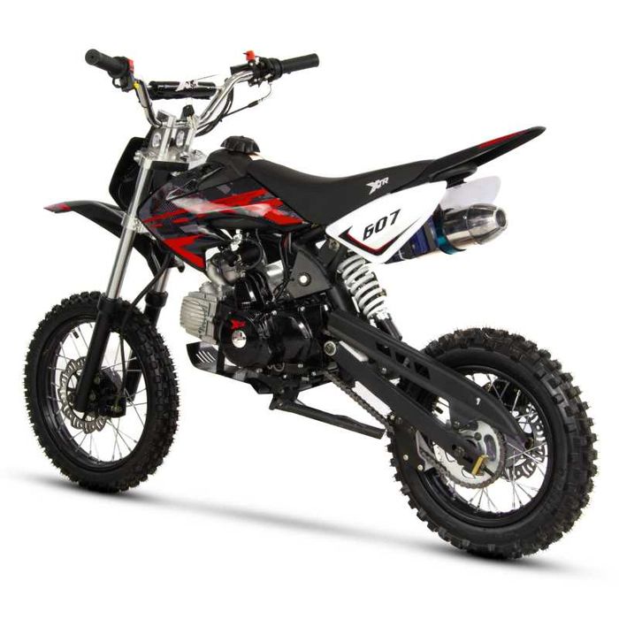 Motocicleta Cross/Enduro copii 4T XTR 607M, 125cc, 14/12, negru/rosu