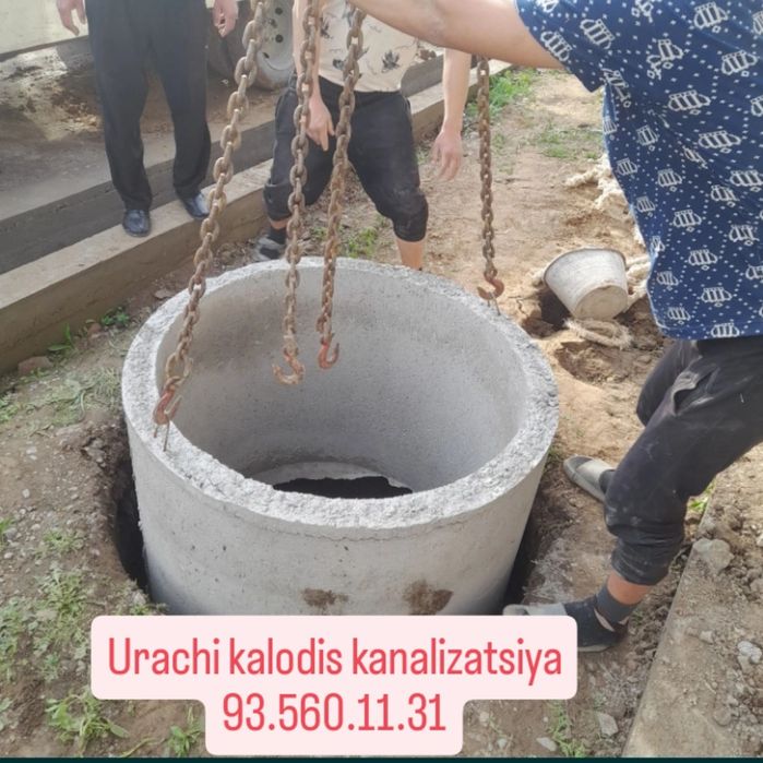 Urachi yama kalodis kanalizatsiya kavlaymiz Santexnika ishllari