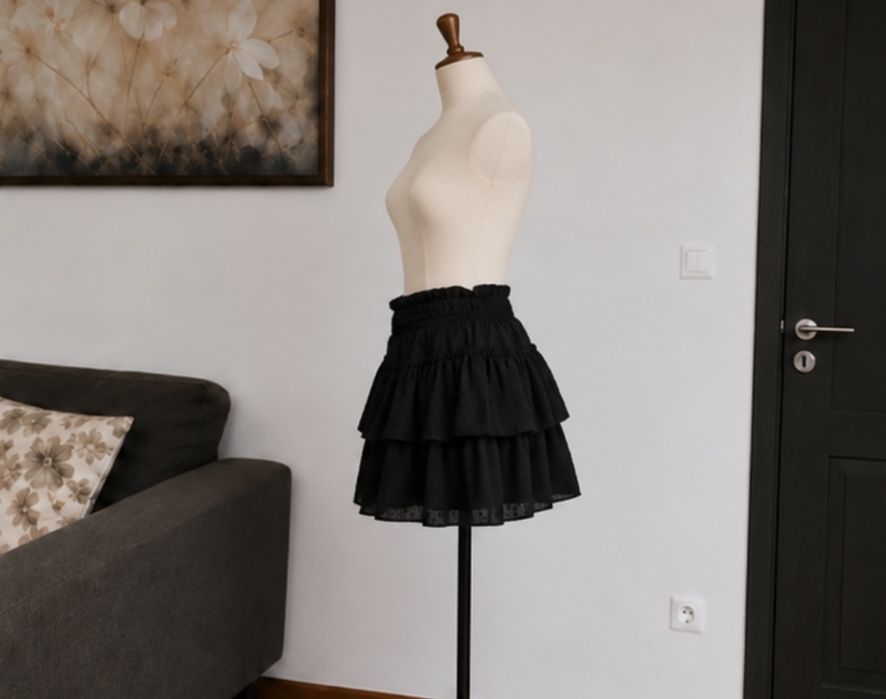 Fusta mini cu volane