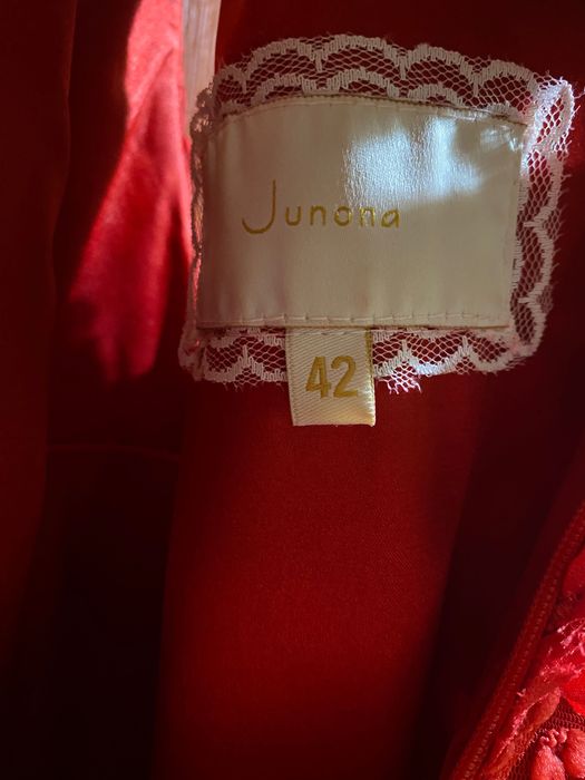червена рокля JUNONA