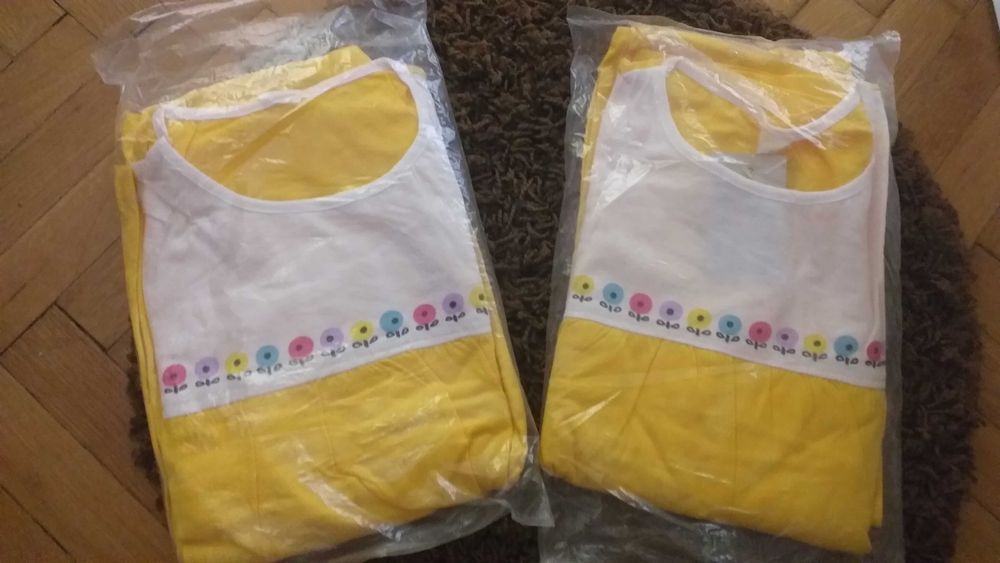 Дамски нощници нови чист памук размер хл, ххл- 22лв.