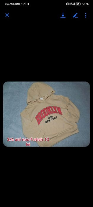 Hanorac copii ca nou