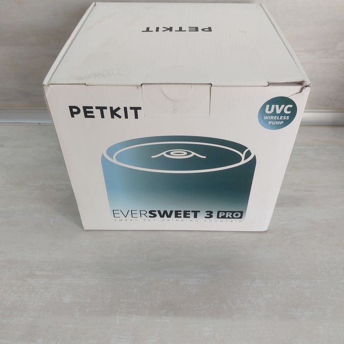 ЧИСТО НОВА Смарт поилка (фонтан) PETKIT Eversweet 3 Pro (UVC + Безжична помпа)