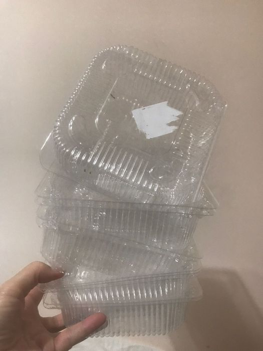 Контейнер прозрачный 14 см на 14 см