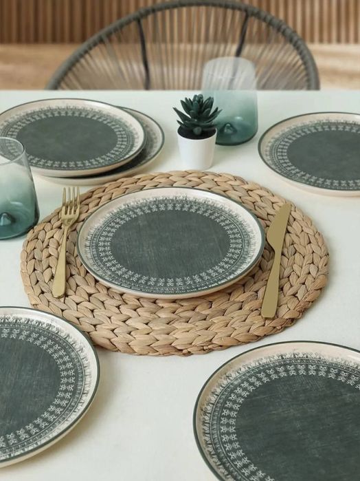 Сервиз 6броя Винтидж Стил Чинии Kera Art