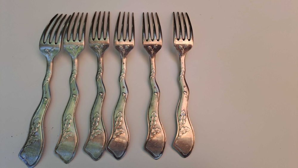 Set tacamuri placate argint pe alpaca art krupp berndorf