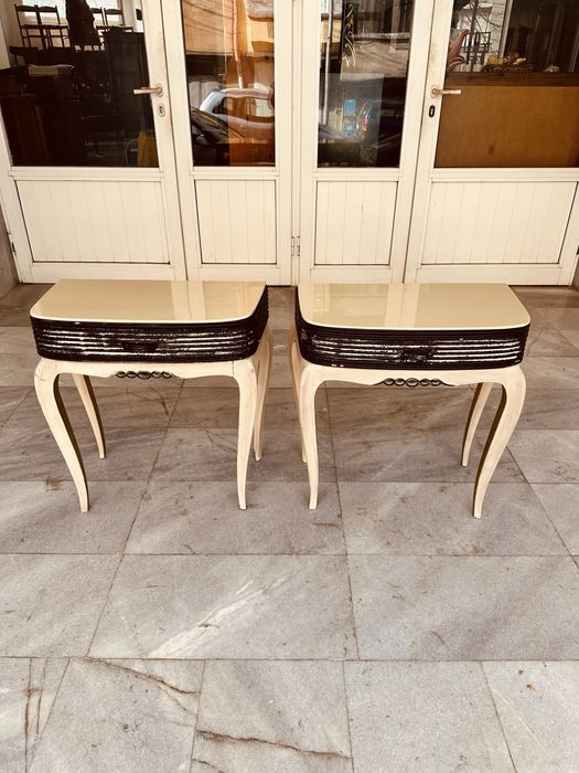 Италиански нощни шкафчета Art Deco (40–50 г.) – комплект 2 бр.