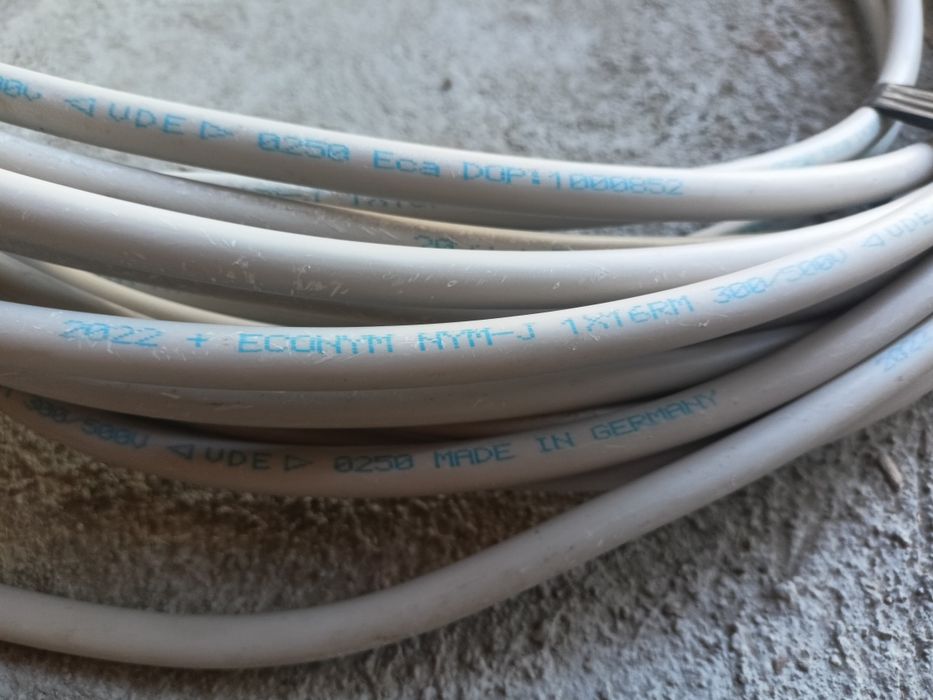 Cablu inpamantare, electric, conductor cupru, 1*16 NYM, Germany