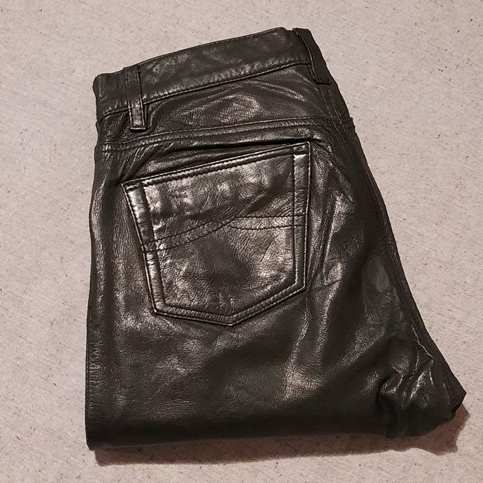Pantaloni Moto Piele Naturala Premium "Rocky" - Marimea S - Stare Impecabila!